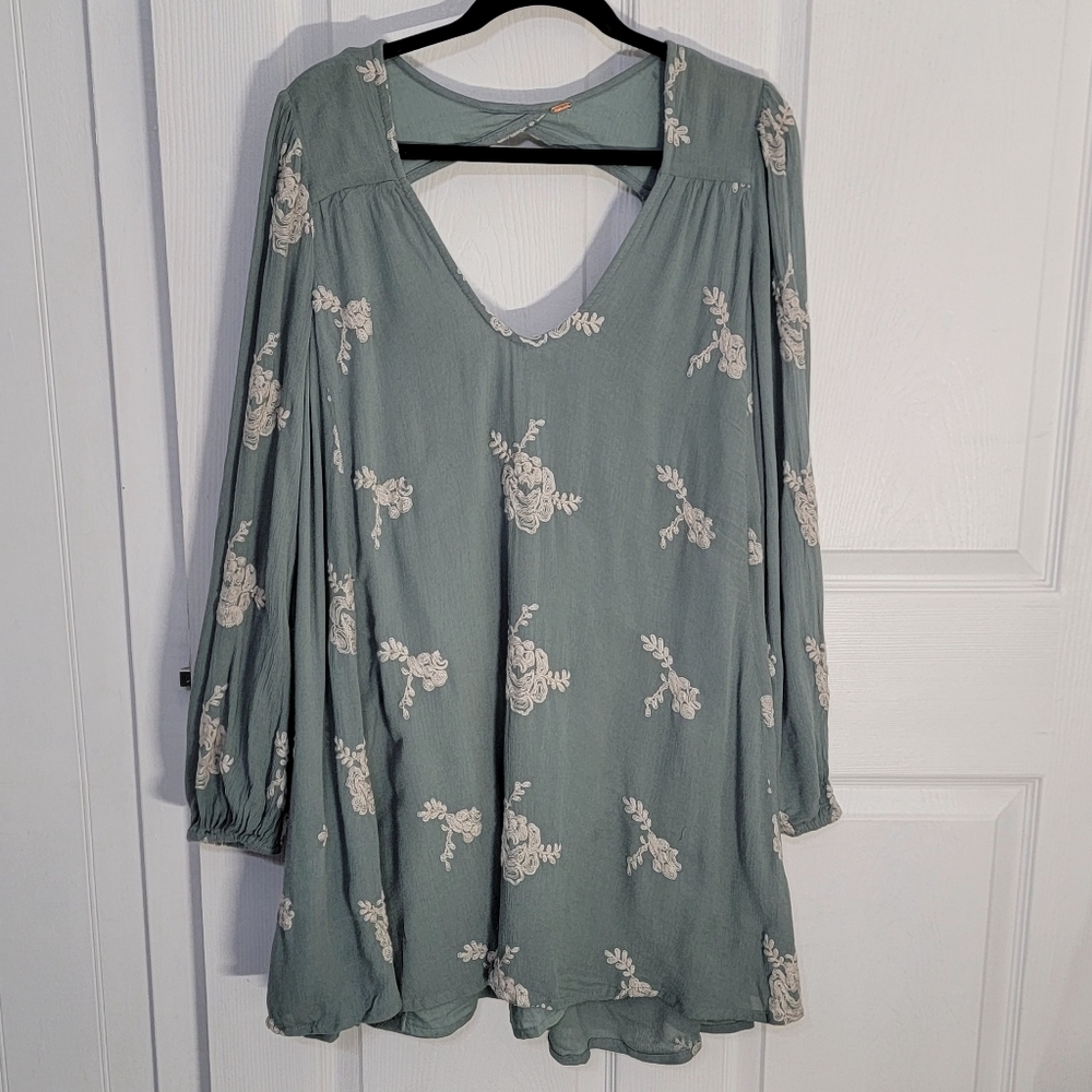 Free People Embroidered Austin Dress